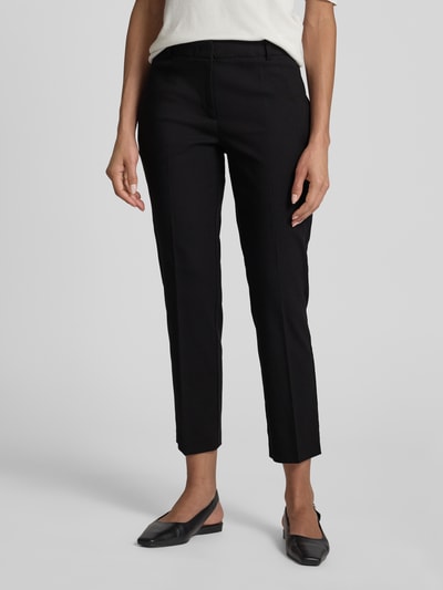 Christian Berg Woman Selection Regular Fit Stoffhose mit Bügelfalten Black 4