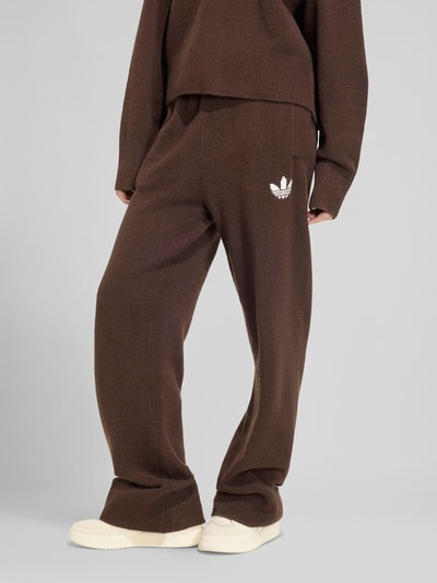 adidas Originals Sweathose mit Logo-Stitching Schoko 3