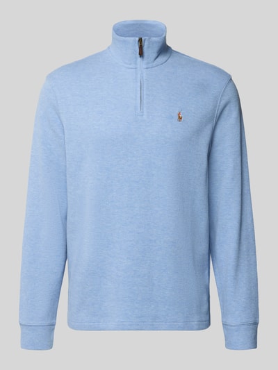 Polo Ralph Lauren Sweatshirt met opstaande kraag Lichtblauw gemêleerd - 2