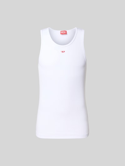 Diesel Tanktop mit Label-Detail Weiss 2