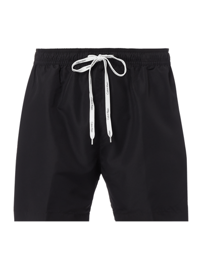 Calvin Klein Underwear Zwemshort met logostrepen Zwart - 1