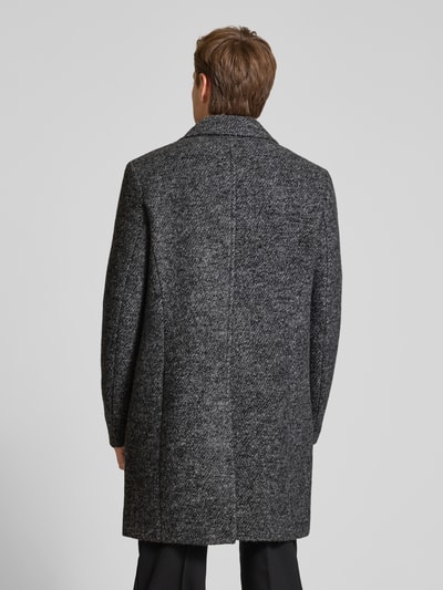 Cinque Lange jas met reverskraag, model 'LORD' Antraciet - 5