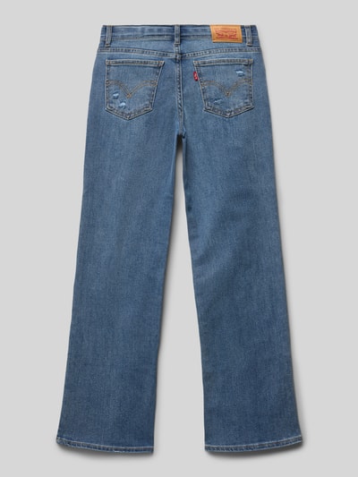 Levi’s® Kids Wide Leg Jeans im Destroyed-Look Blau 3