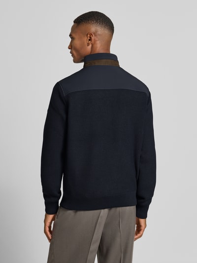 bugatti Hybride jack met opstaande kraag Marineblauw - 5