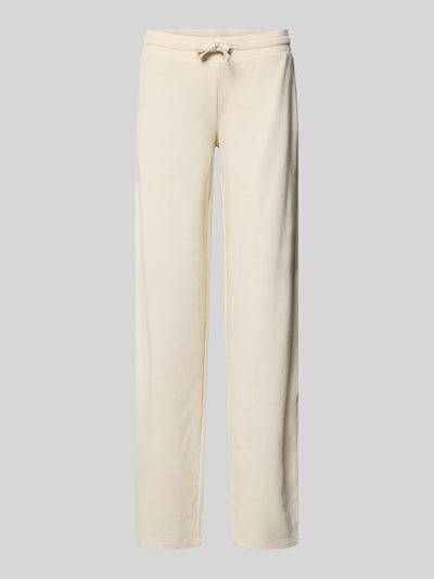 Produktfoto, Wide Fit Sweatpants mit Viskose-Anteil von REVIEW, mieszanka bawełny i wiskozy, krój wide fit, elastyczny pas, tunel, długość wewnętrzna nogawki w rozmiarze S: 89 cm