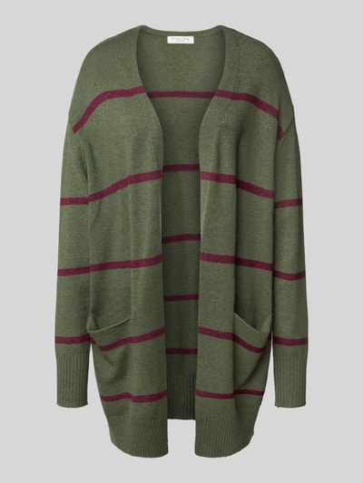 Christian Berg Woman Kurtka z dzianiny z mieszanki wiskozy Oliwkowy melanż 2