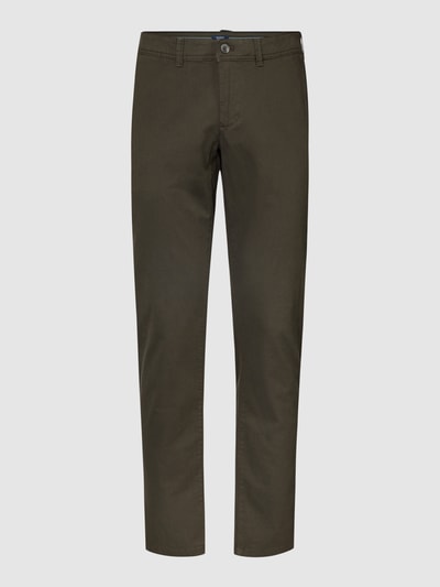 MCNEAL Hose mit Label-Detail Oliv 2