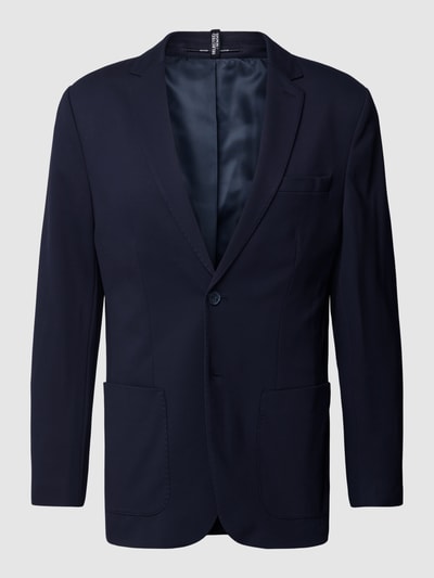 SELECTED HOMME Slim fit colbert met steekzakken, model 'DELON' Donkerblauw - 2