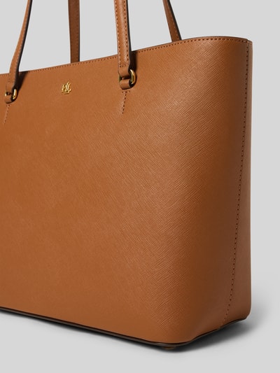 Lauren Ralph Lauren Torba shopper z naturalnej skóry bydlęcej model 'KARLY' Koniakowy 3