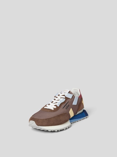 GHŌUD Sneaker aus Leder-Mix Cognac 1