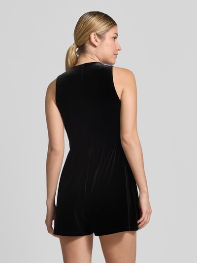 Armani Exchange Jumpsuit met v-hals en knoopsluiting Zwart - 5