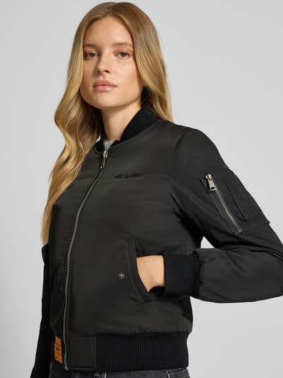 Original Bombers Bomberjack met labelpatch Zwart - 3