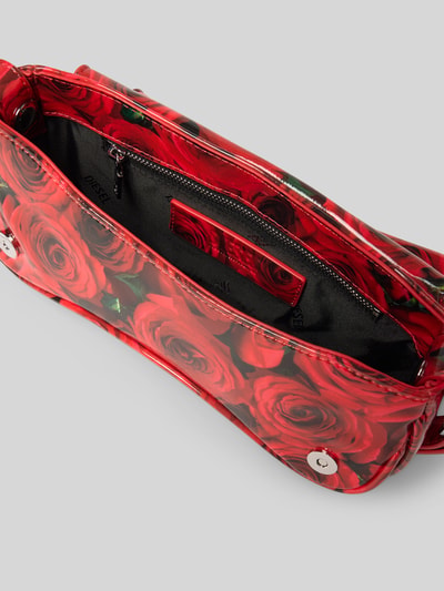 Diesel Shoulder Bag mit Label-Applikation Rot 5