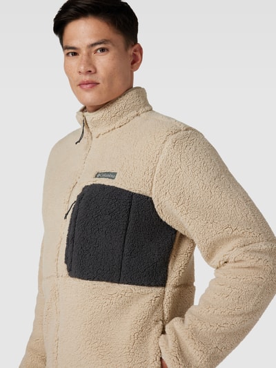 COLUMBIA Sweatjacke mit Teddyfell Modell 'Mountain Side' Beige 3