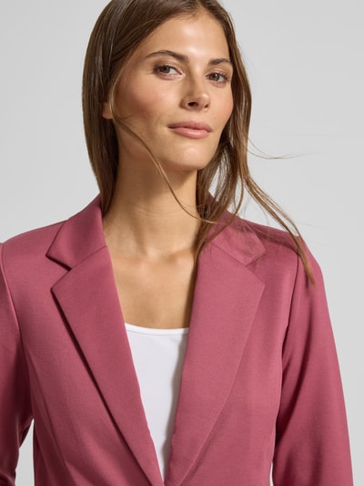 ICHI Żakiet z kołnierzem z połami i kieszeniami z wypustką model ‘KATE’ Fiołkoworóżowy 3