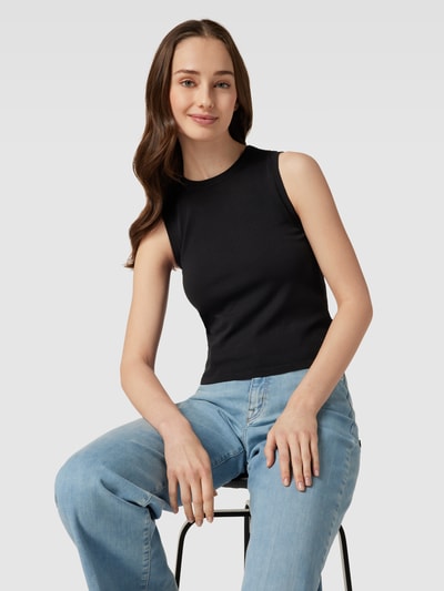 Jake*s Collection Top mit Rundhalsausschnitt Black 3