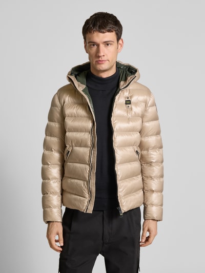 Blauer Usa Kurtka pikowana z zamkiem błyskawicznym dwustronnym model ‘ADAMS’ Piaskowy 4