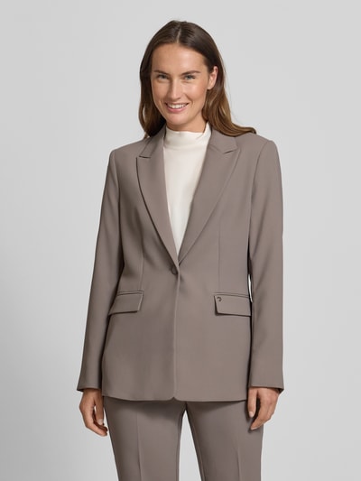 MOS MOSH Blazer mit Reverskragen Modell 'Leonora Miley' Taupe 4