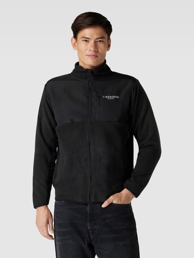 Lindbergh Sweatjacke mit Stehkragen Black 4