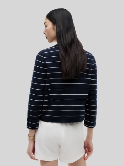 Tommy Hilfiger Boxy Fit Strickjacke aus reiner Baumwolle Marine 5