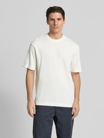 SELECTED HOMME Relaxed fit T-shirt met ronde hals Zand - 4