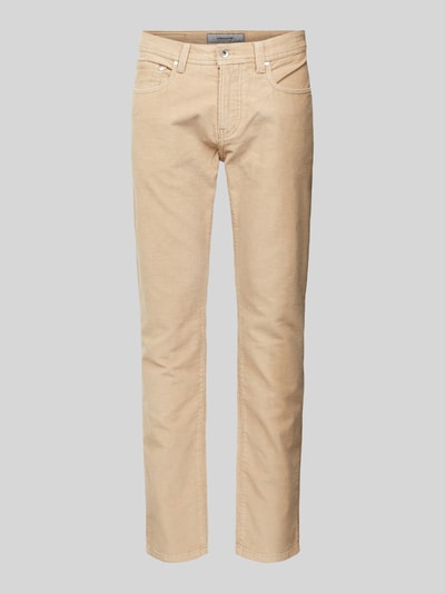 Pierre Cardin Tapered Fit Cordhose Modell 'Lyon' Beige 2