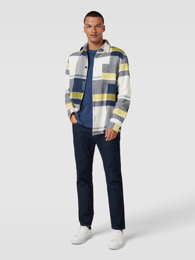 Selected Homme T-Shirt mit Rundhalsausschnitt Marine 1