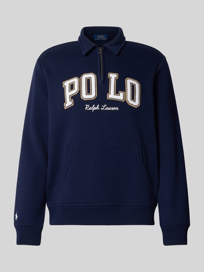 Polo Ralph Lauren Sweatshirt mit Label-Stitching Marine 2