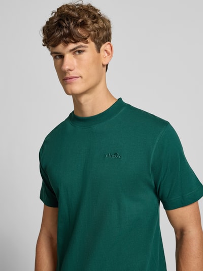Ellesse T-shirt met labelstitching en ronde hals Donkergroen - 3