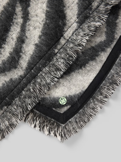 Codello Schal mit Fransen Black 2