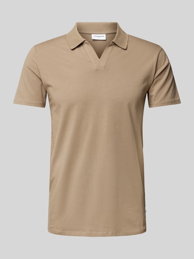 Lindbergh Poloshirt aus Baumwoll-Mix Beige 2