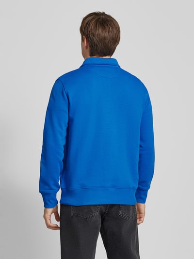 Gant Sweatshirt mit Label-Stitching Royal 5