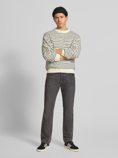 Levi's® Regular Fit Jeans mit Eingrifftaschen Modell '501®' Dunkelgrau 1