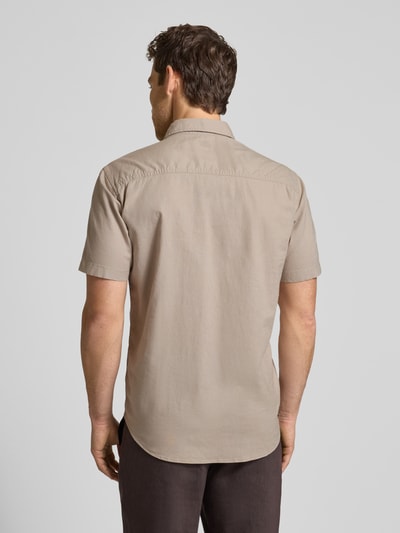 camel active Regular fit vrijetijdsoverhemd met Button-downkraag Beige - 5