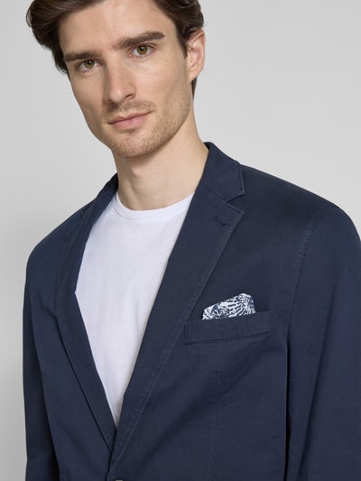Christian Berg Men Regular Fit 2-Knopf-Sakko mit Eingrifftaschen Marine 3