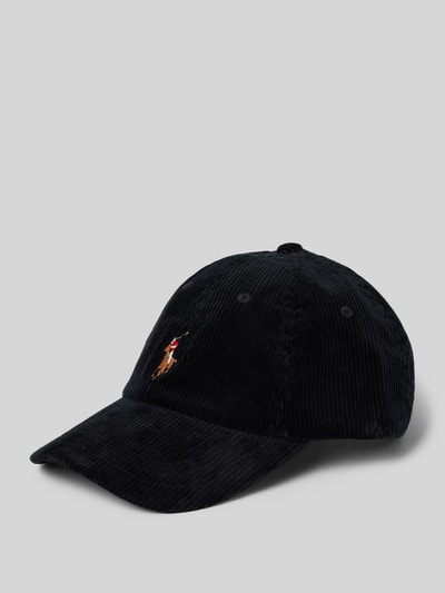 Polo Ralph Lauren Cap aus Cord mit Label-Stitching Black 1