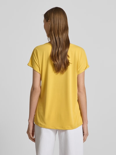 Christian Berg Woman T-Shirt mit Rundhalsausschnitt Senf 5