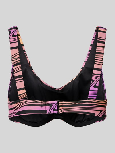 Puma Bikini-Oberteil mit Logo-Print Pink 3