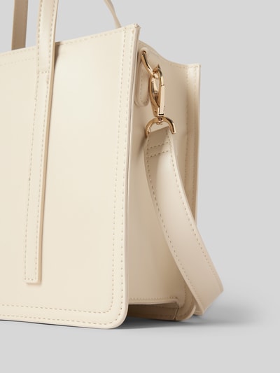 VALENTINO BAGS Handtasche mit Label-Detail Modell 'WALL' Ecru 2