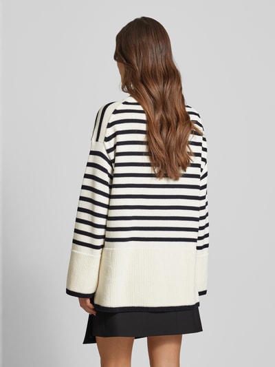 Marc O'Polo Oversize Strickpullover aus reiner Baumwolle im Breton-Stil  Ecru 5