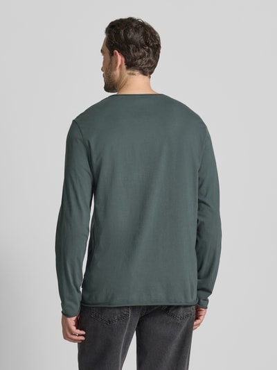 Armedangels Relaxed Fit Langarmshirt aus reiner Bio-Baumwolle Modell 'MAARKOS' Anthrazit 5