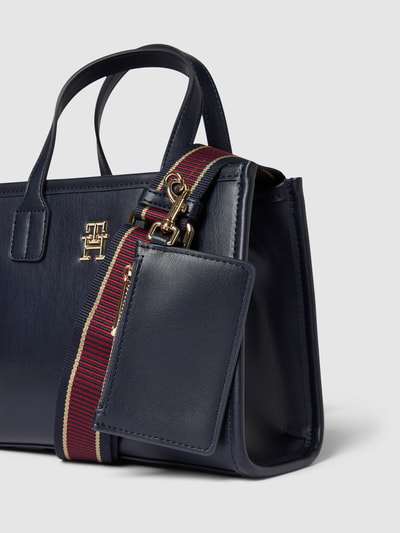 Tommy Hilfiger Handtasche mit Label-Applikation Modell 'CITY' Marine 3