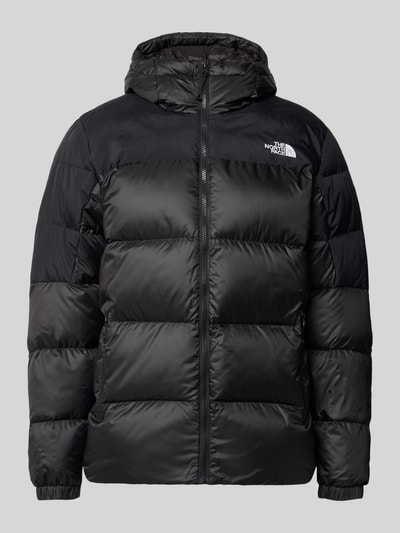 Produktfoto, Regular Fit Jacke in Stepp-Optik Modell 'Diabolo' von The North Face, schwarz, Stehkragen, Reißverschluss, glatte Textur