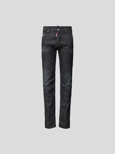 Dsquared2 Straight Fit Jeans mit Label-Patch Black 2