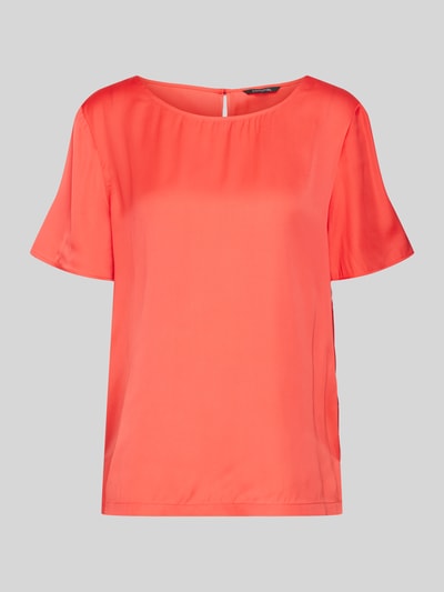 comma Blouseshirt met zijsplitten Rood - 2