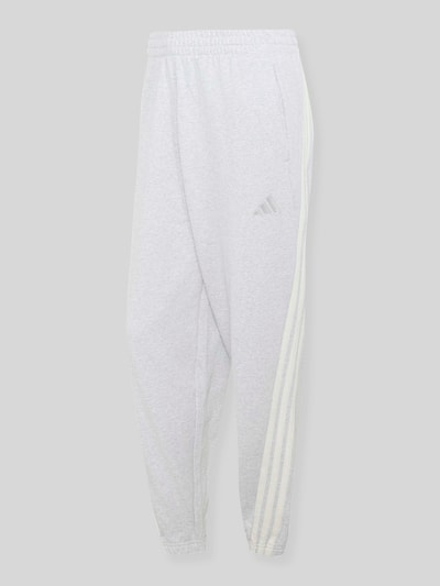 adidas Sportswear Spodnie dresowe o kroju regular fit z czystej bawełny Jasnoszary 2