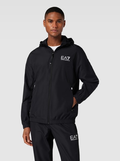 EA7 Emporio Armani Sweatpak met labelprint Zwart - 4