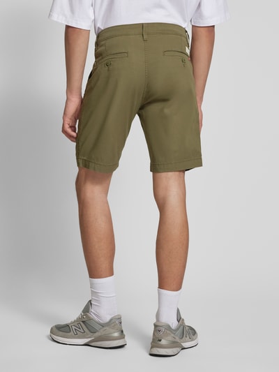 Levi's® Regular Fit Chinoshorts aus Baumwoll-Elasthan-Mix Modell 'XX CHINO' Oliv 5