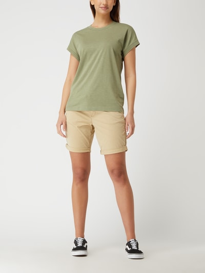 Esprit T-Shirt aus Slub Jersey  Khaki 1