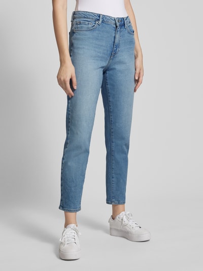 Only Straight Leg Jeans im 5-Pocket-Design Modell 'EMILY' Jeansblau 4